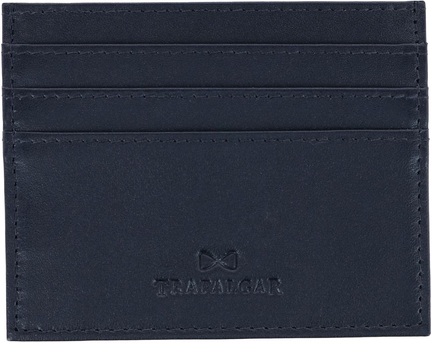 Trafalgar Men's Sergio Genuine Leather Card Case, Black