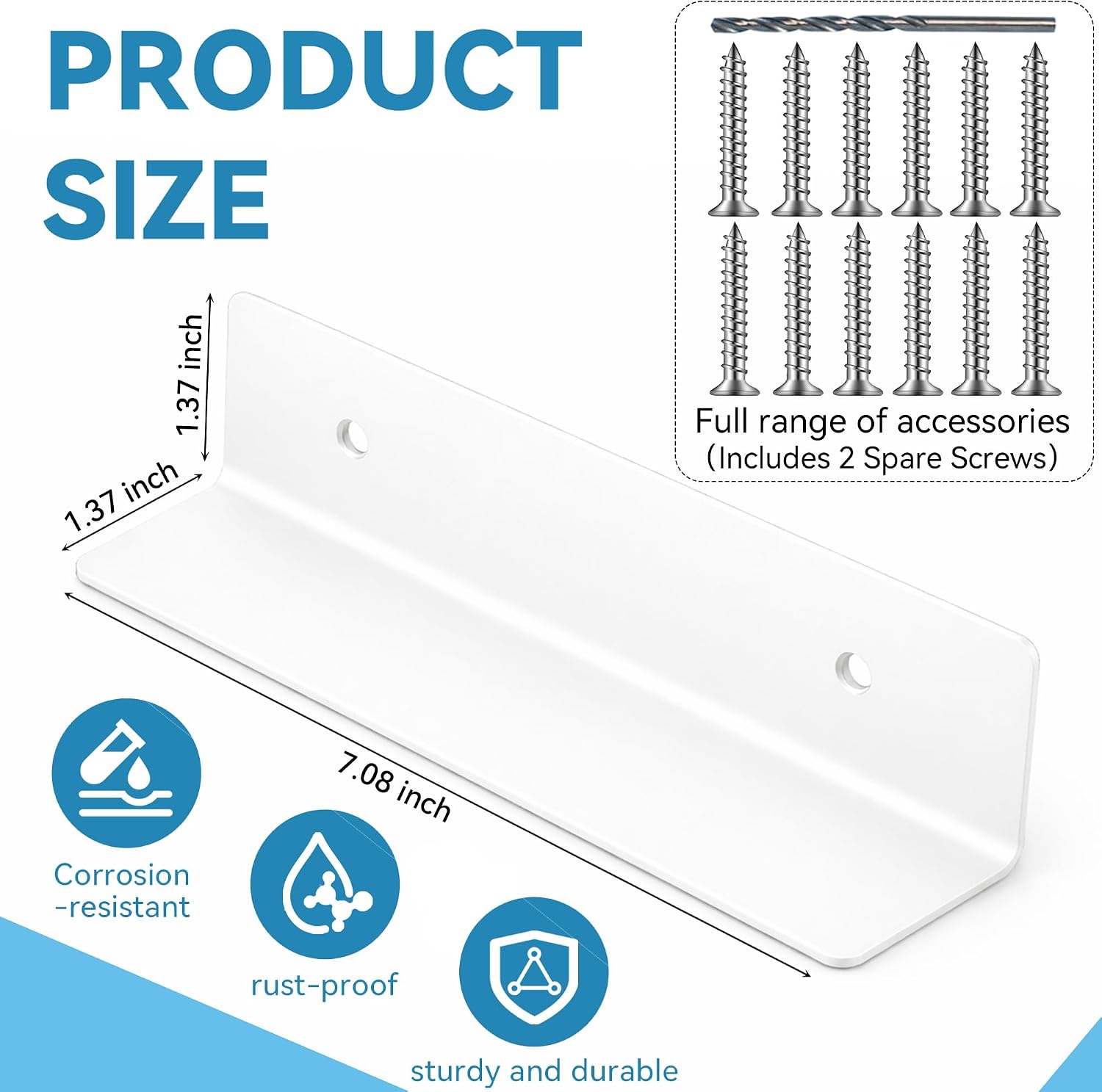 2 Pcs Garage Door Mouse Guard - Garage Door Seal Guards Rustproof Side Seal - ONE-TIME Install Blocks Rats/Snakes/Leaves/Moisture - Heavy Duty for Residential & Commercial Use (4 Pack)