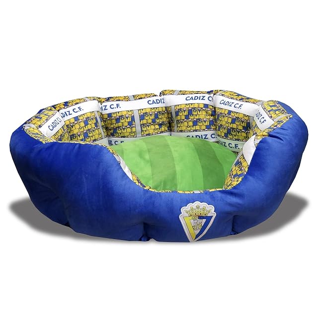 CÁDIZ CF - Cama para Mascotas, Perros, Gatos, Conejos, Talla S/M, Variedad de Tamaños Disponibles, Forma…