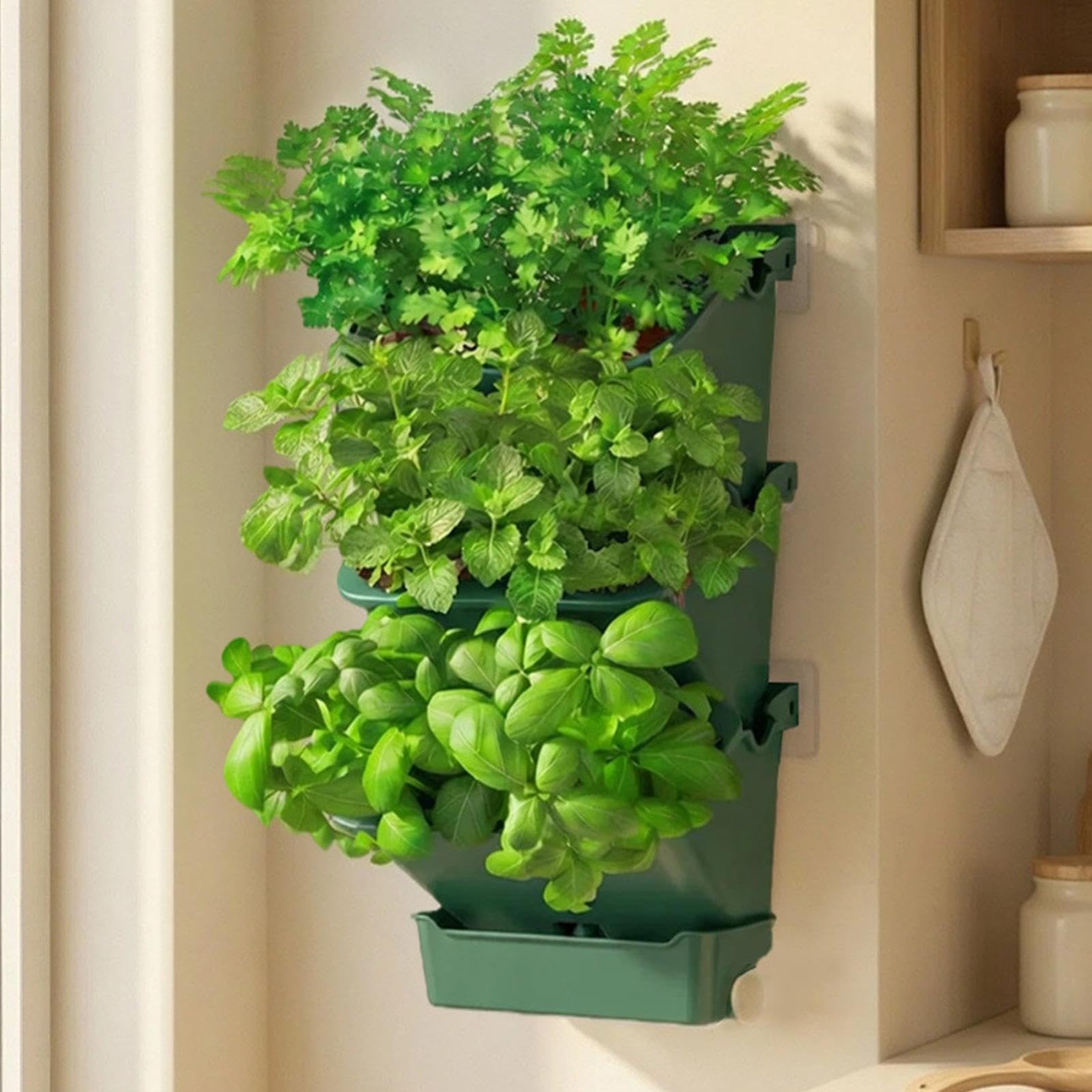 Jardinière murale pour l'intérieur - Support vertical - Avec