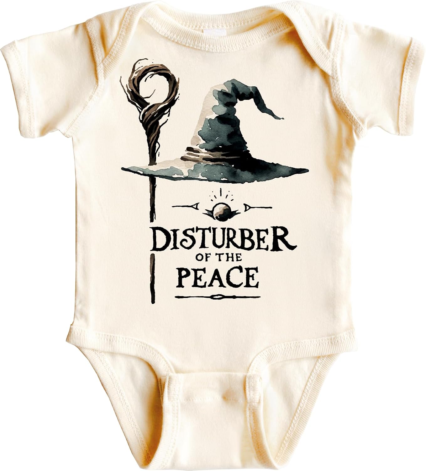 Halfling Disturber of the Peace baby bodysuit, Nerdy Baby Gifts