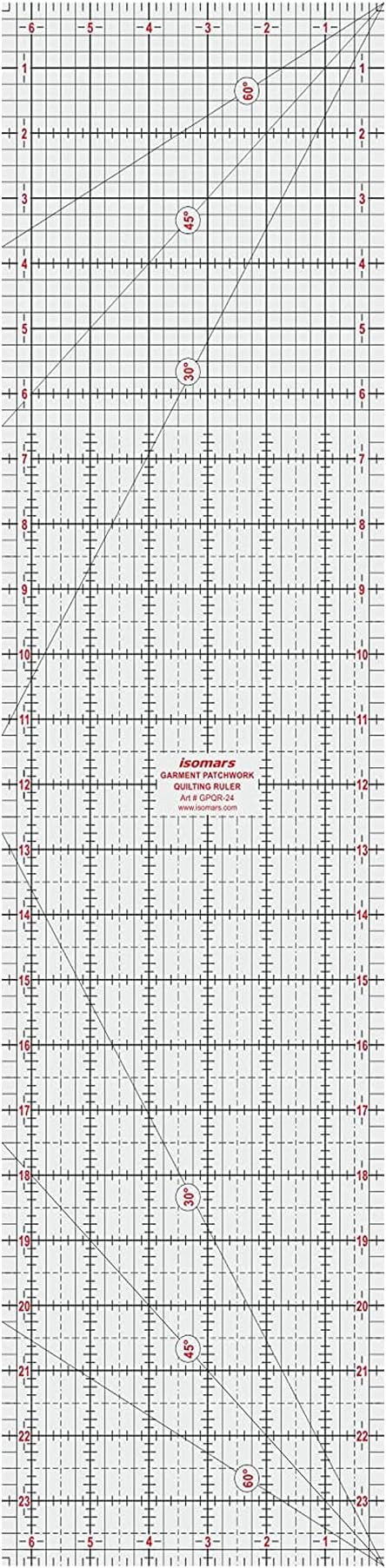 Garment Patchwork Quilting Ruler - 24"