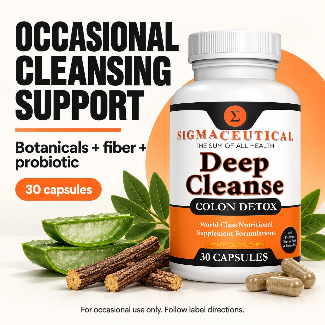 1 Day Colon Cleanse - Detox Cleanse - Bowel Cleanse & Laxative - Bowel Detox - Colon Cleanser & Detox - 30 Capsules — Amazon image 2