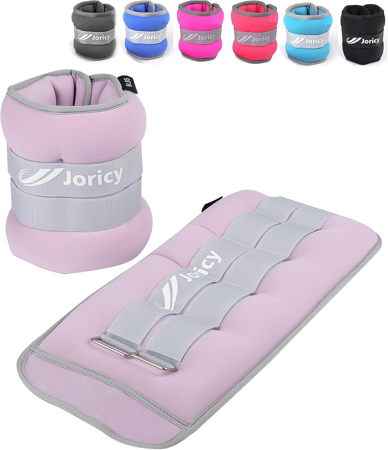 Ankle Weights A Pair of 1/2/3/4/6/8/10/12/20 LBS Wrist Leg Arm Weights for Women Men kids child with Adjustable Straps, Strength weighted for Physical Therapy Running Walking Fitness Gym Workout