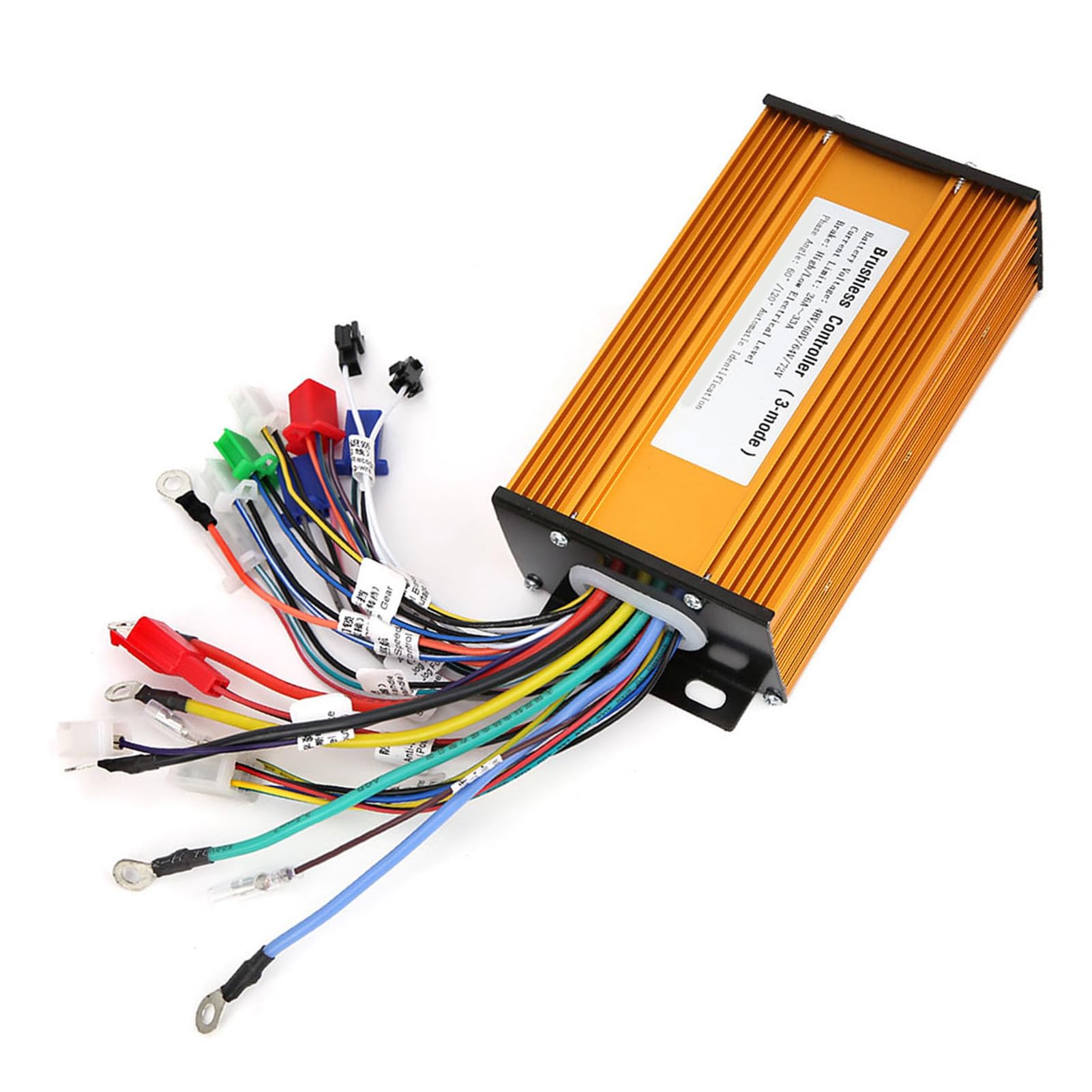 Contrôleur de Moteur électrique,48V/60V/64V/72V Contrôleur de Moteur Sans Balais pour Scooter électrique E-Bike, Faible Bruit de Fonctionnement du Moteur, Forte Capacité de Montée