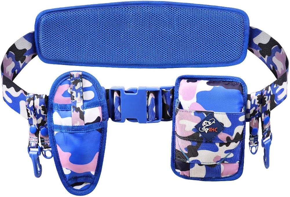 WATERFLY Fishing Wading Belt, Adjustable Wader Belt Fishing Waist Belt with D-rings hooks for Fishing Waders for Men: Clothing