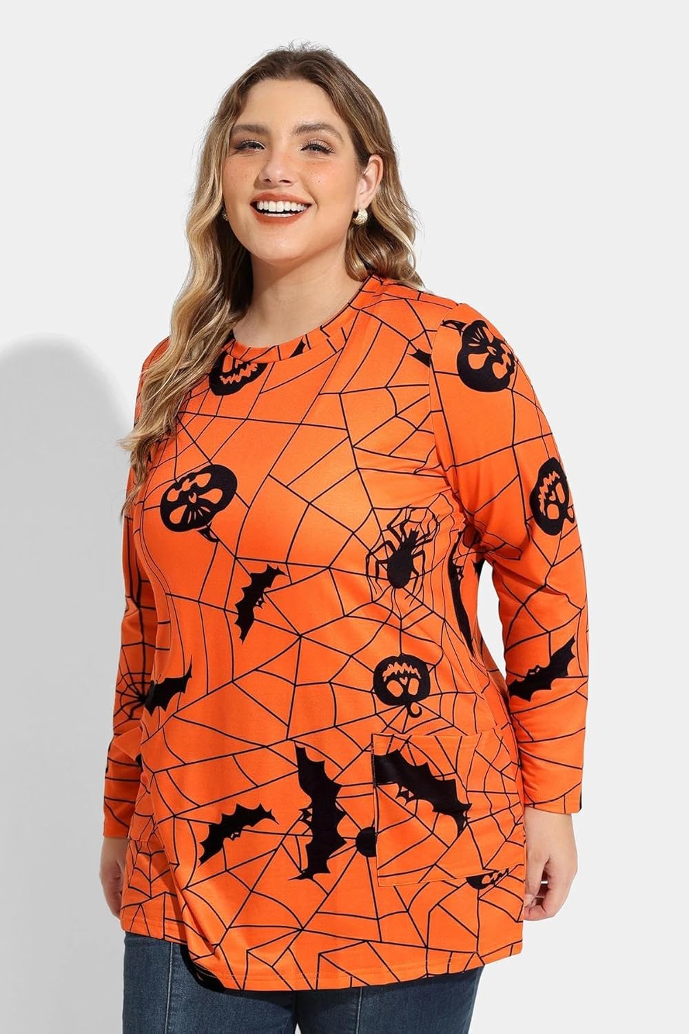 TIYOMI Plus Size Shirts Long Sleeve Tunic Tops for Women XL-5XL - Image 3