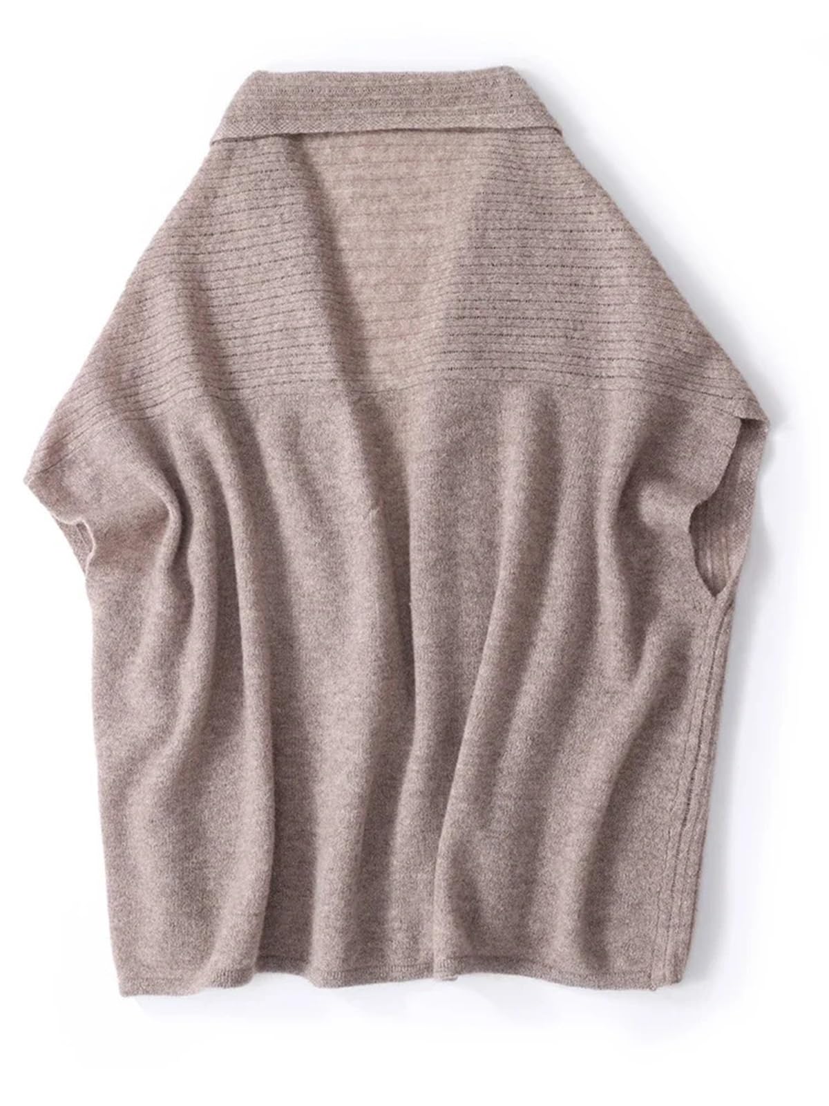 Poncho in Maglia da Donna Poncho Lavorato a Maglia, Scialle Largo, Mantello da Donna, Spesso, Casual, Morbido, fine, in Lana, Comodo, Autunno, Inverno, Cardigan