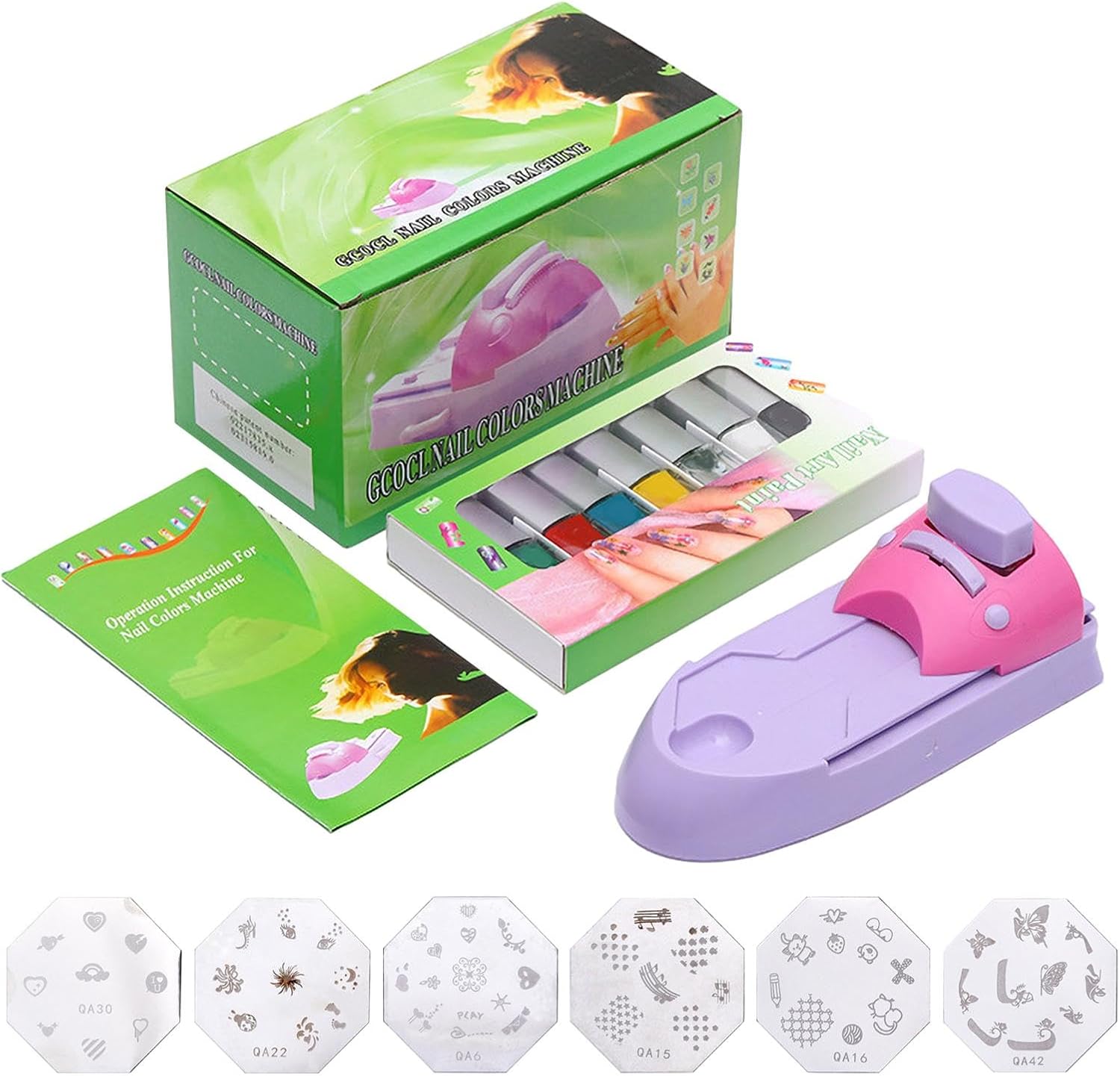 Household Nail Printer Nail Printing Machine with Clear Patterns for Travel Work Wedding Meeting Appointments