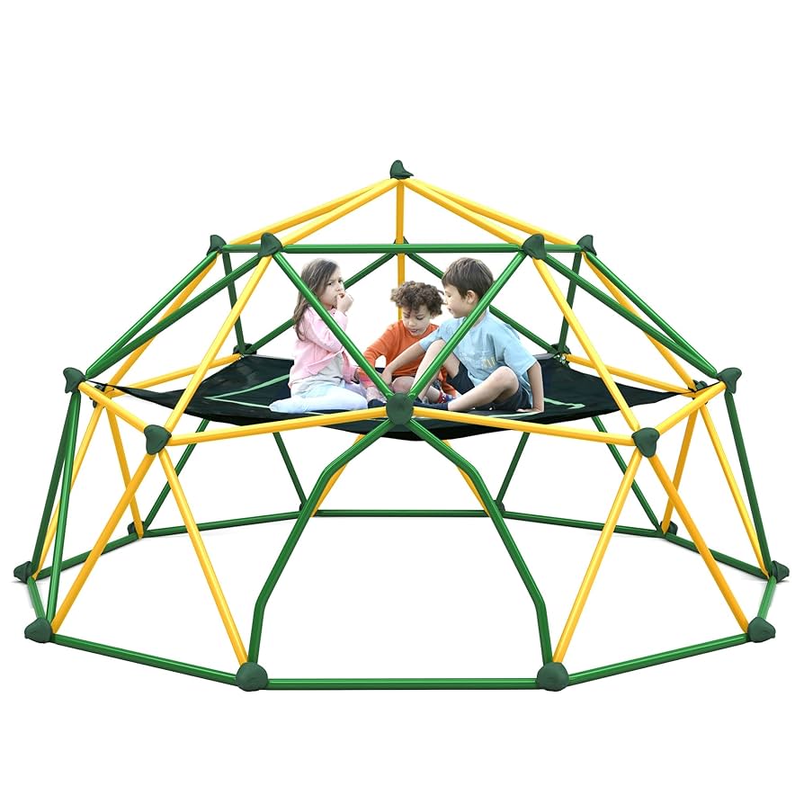 Amazon.com: Virubi 13 FT Climbing Dome with Hammock for Kids