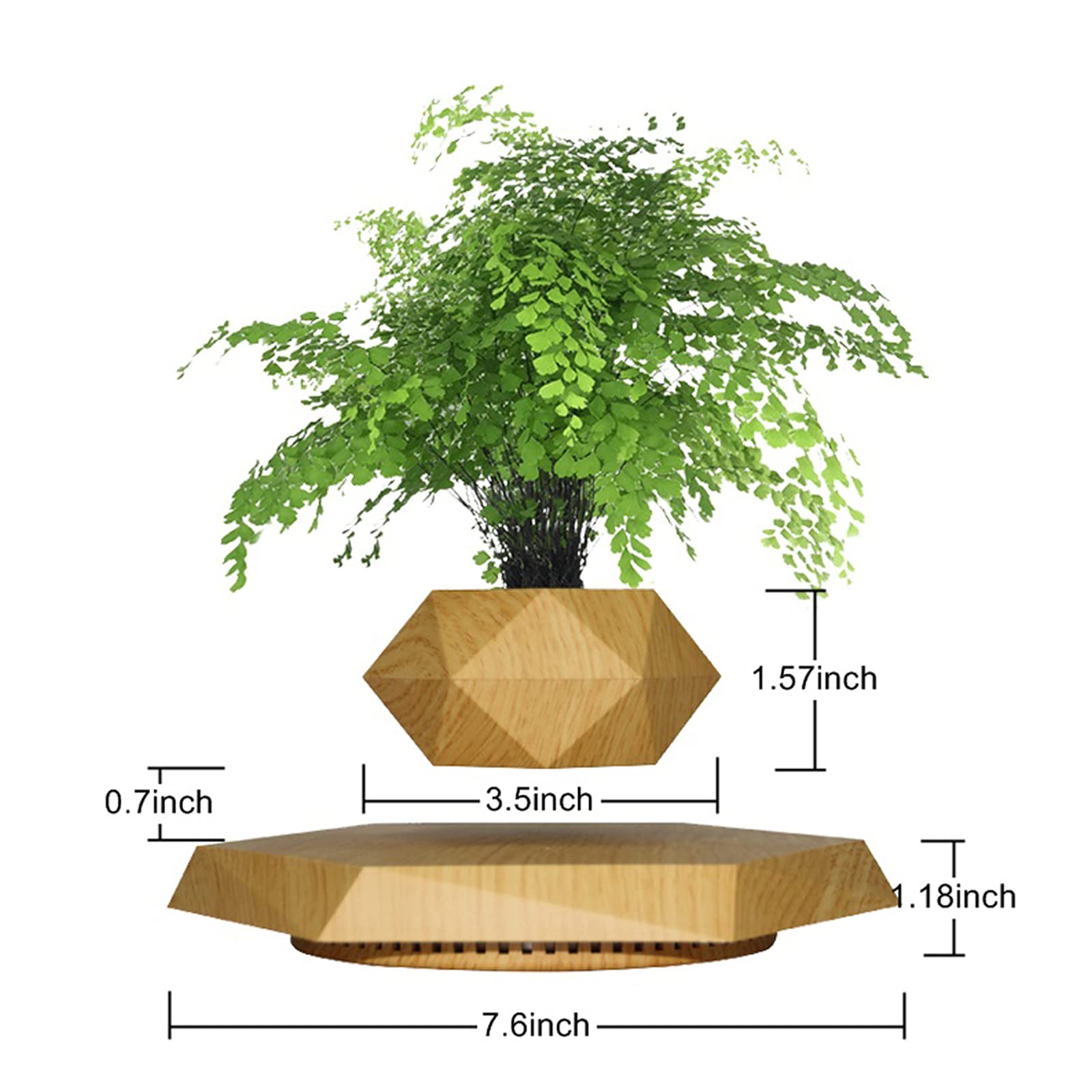 Amazon.com : HCNT Levitating Plant Pot, Magnetic Levitation Flower