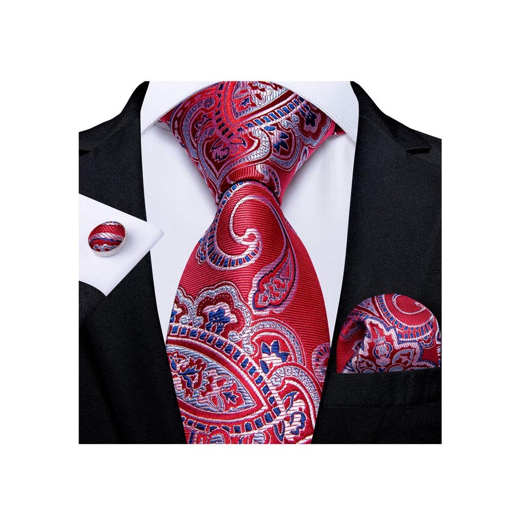 corbata de hombre, Conjunto de regalo diseñador for boda seda for hombre moda