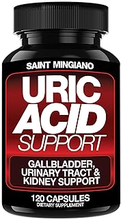 Uric Acid Flush for Gout Support -120 Capsules - Supports Kidney Cleanse Detox & Repair, Gallbladder & Urinary Tract Issues - Essential for Detox & Joint Support - Cranberry Extract
