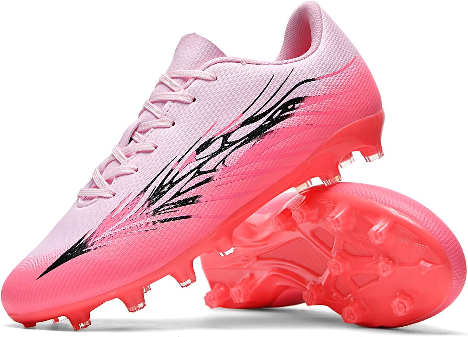 Indoor Soccer Cleats Mens Womens Turf Soccer Cleats Wide Socer Shoes FG AG TF High Ankle Football Boots