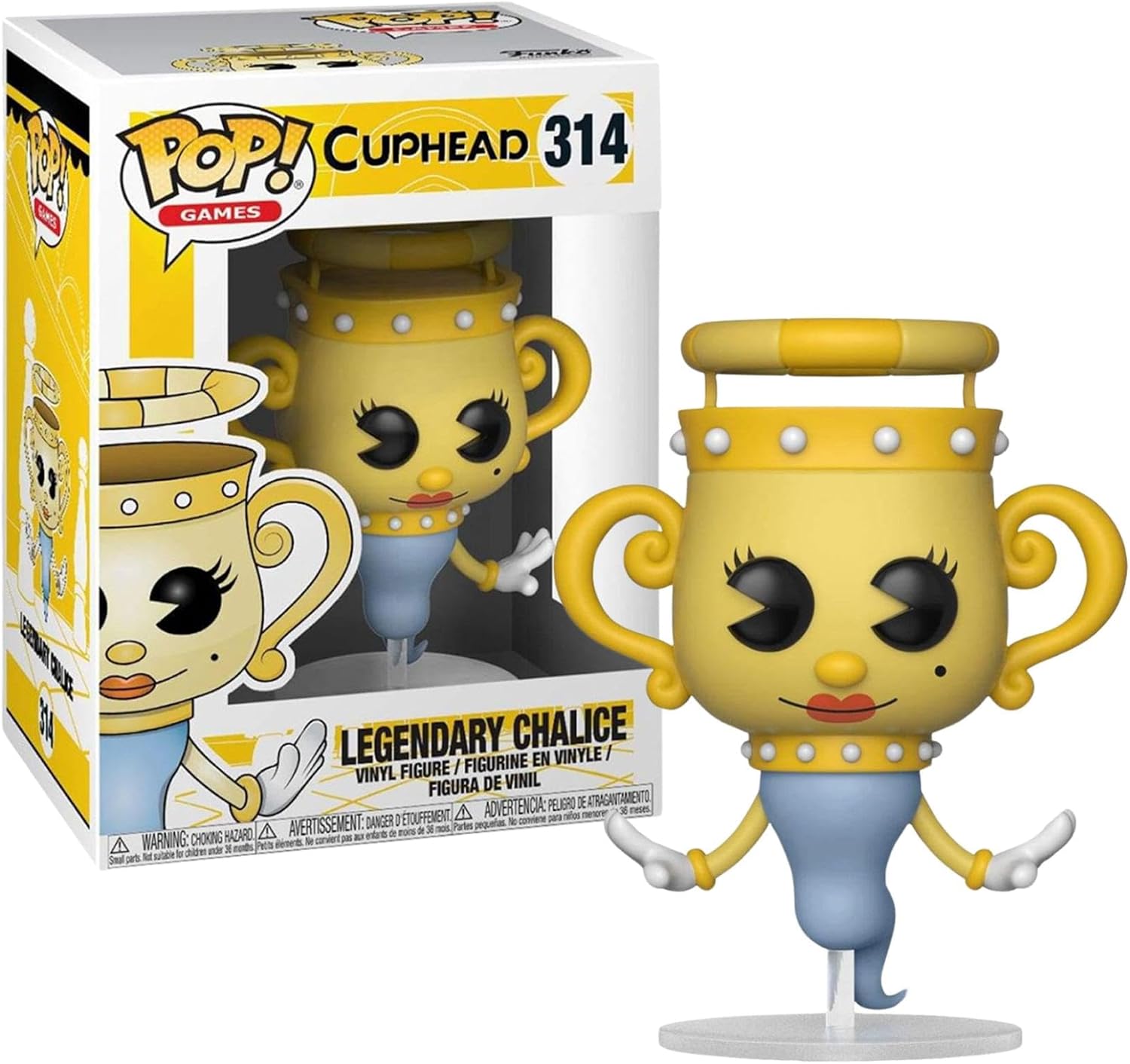 Funko Pop! Games: Cuphead - Legendary Ghost Collectible Figure