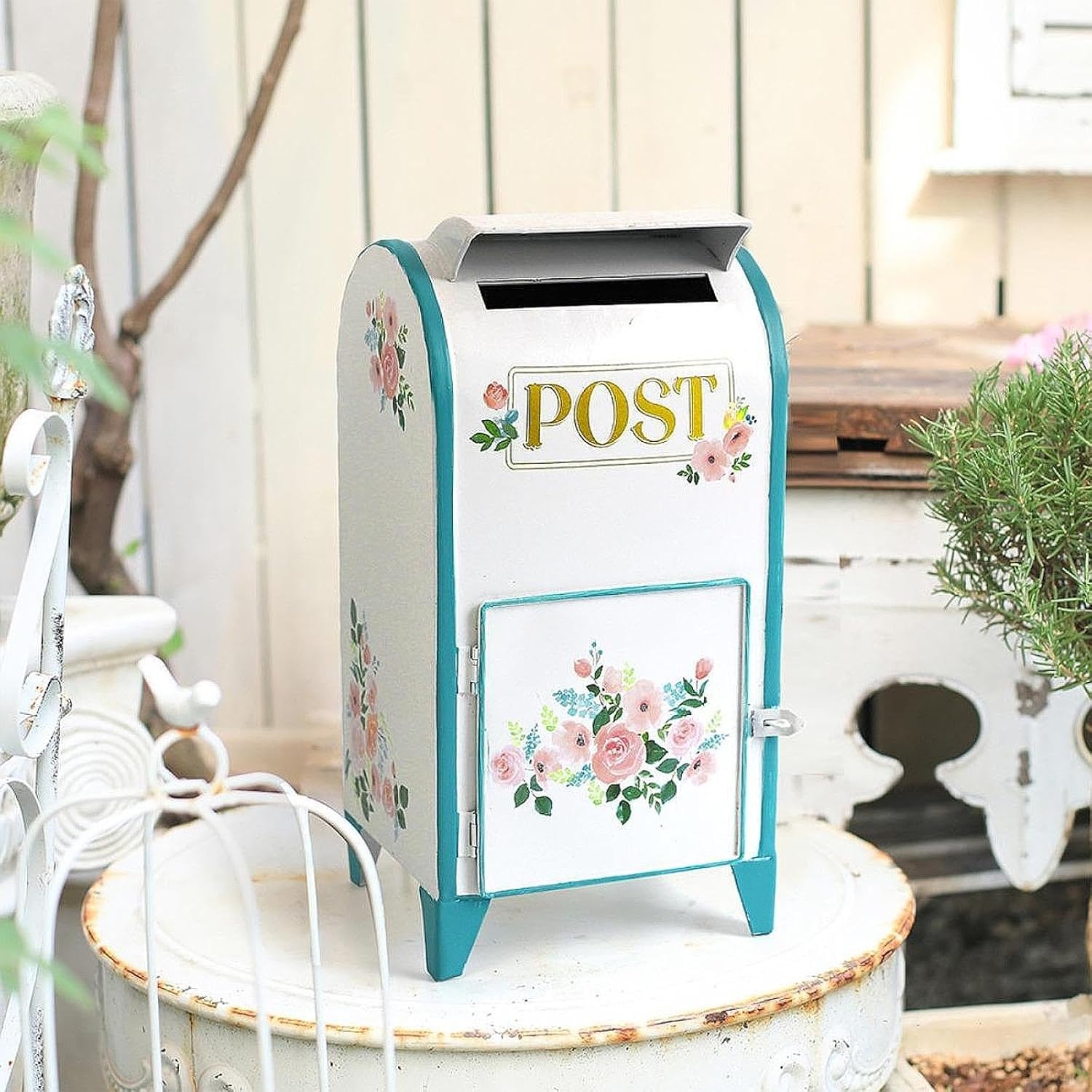 MERISHOPP® Standing Mailbox Suggestion Box Post Newspaper Box Parcel Drop Box|Home & Garden|Home & Garden|Home & Garden|1 Mail Box