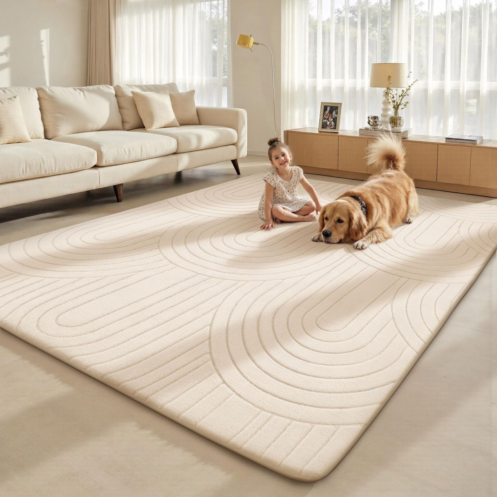 Sour Lemon Rugs Living Room Large 240x300 - Machine Washable Rug - Area