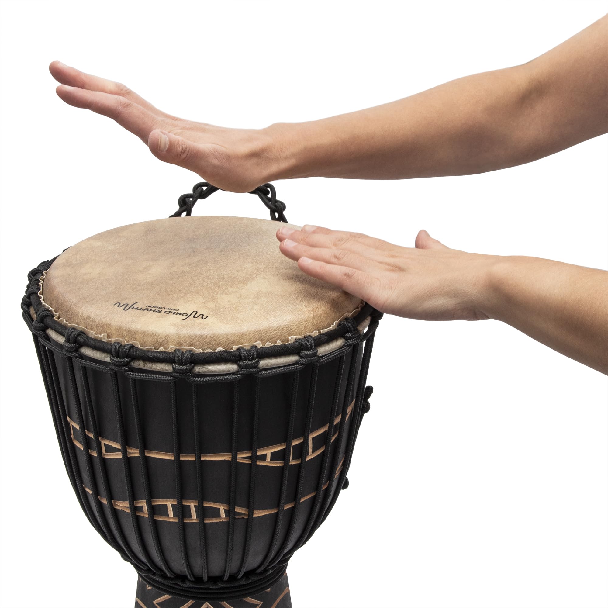 Tamburo Djembe Africano da 9 Pollici In Legno da 40 cm