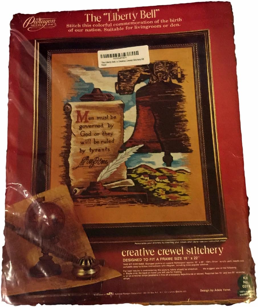 The Liberty Bell, a Creative Crewel Stitchery Kit