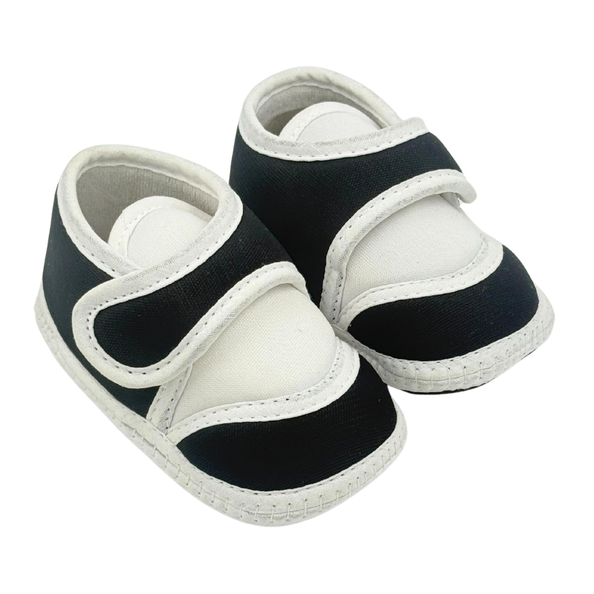 puresole Cotton Baby Shoes for 9-12 Months | Lightweight Booties with Velcro Closure | Soft and Flexible Sole | Unisex Booties for Home, Winters, Casual Outings-picture-40