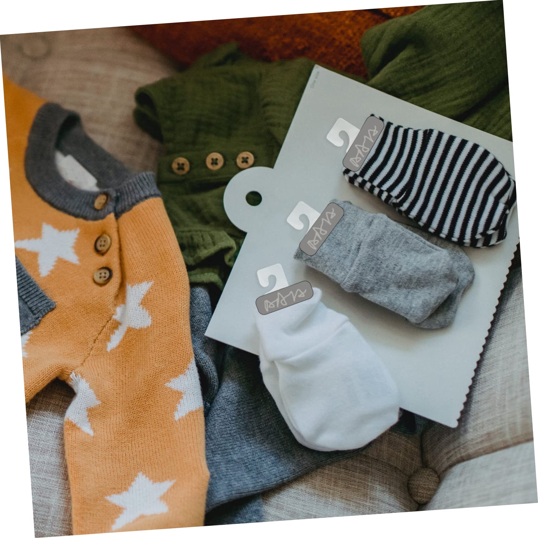 1000 PZ Linguette Di Sospensione Autoadesive, 1x1-1/2 Pollici Gancio A Foro Rotondo Ganci Per Cartellini Per Vendita Al Dettaglio Suppl - Foto 10