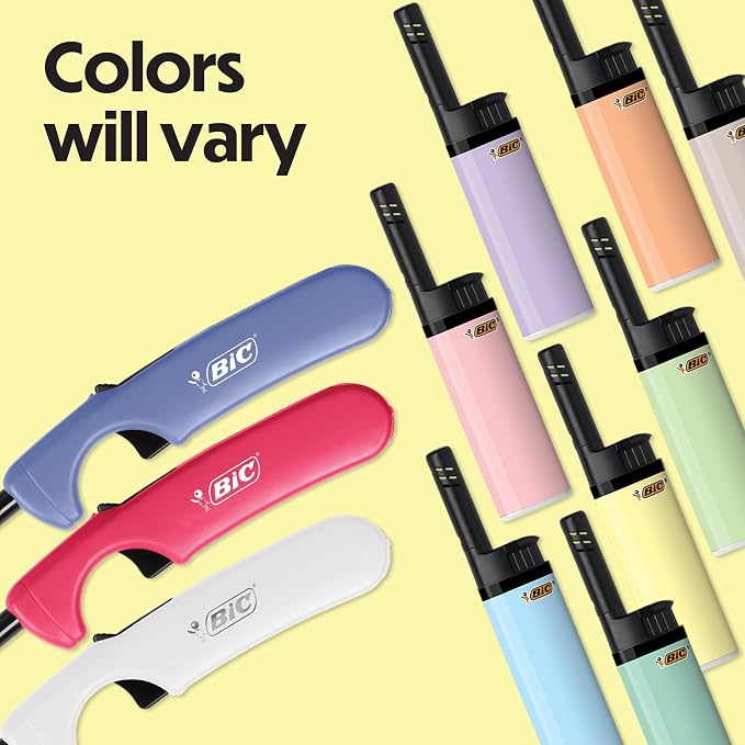 Pack de 6 Encendedores BIC Multiuso con Vara Metálica miniatura 2