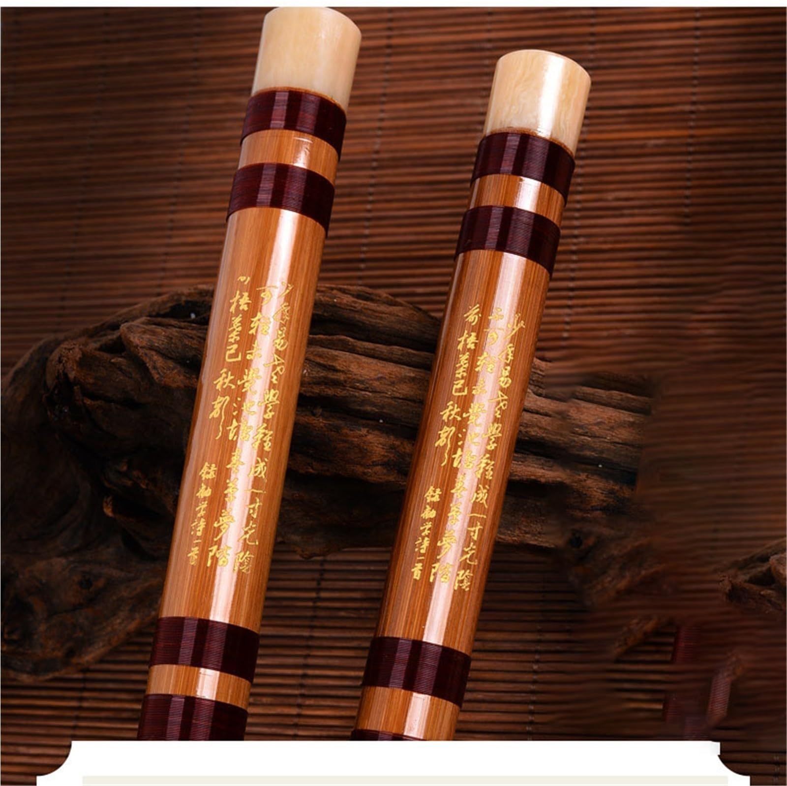 Flauto traverso per principianti di livello professionale accordato in Re di bambù Principianti Bamboo Flute