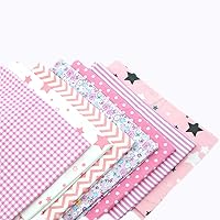 Vista 7 de Paquete de tela gruesa de algodón precortada, de sarga de algodón, surtido de tela estampada a rayas, para manualidades, para costura, manualidades