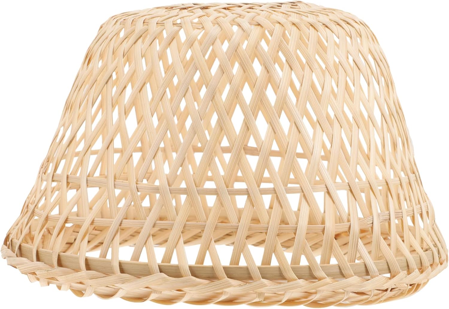 OSALADI Rustic Lamp Shades Rattan Pendant Lamp Shade Replacement