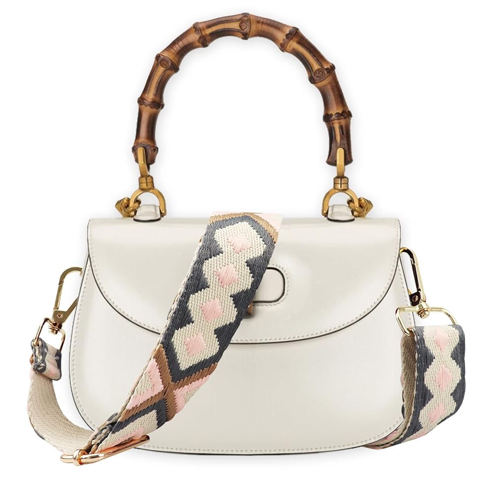 Cinghia Tracolla Per Borsa - Regolabile, Con Ganci Metallici, Stile Boho - Foto 4