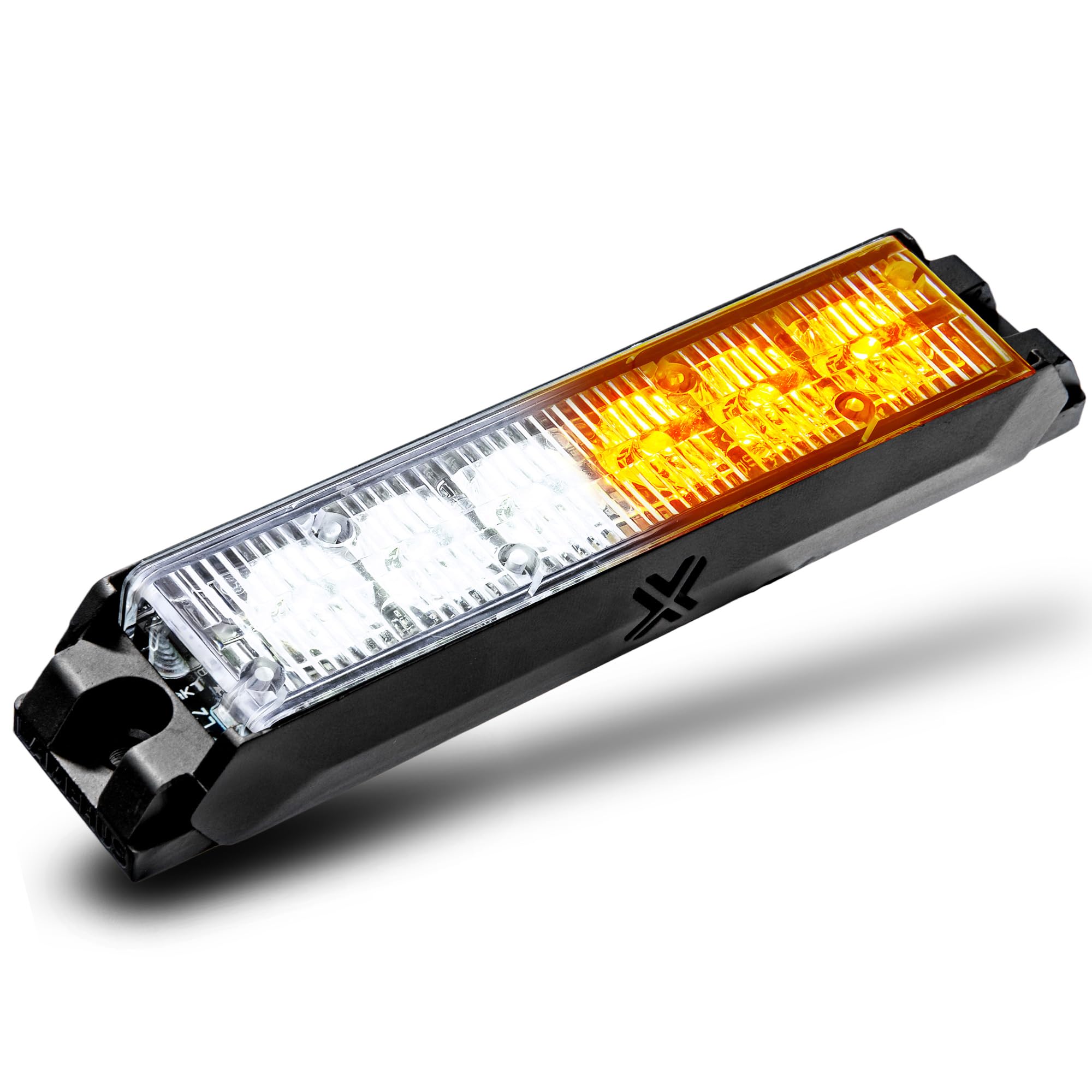 LAMPHUS NanoFlare 6W Amber White LED Police Grill Strobe Warning Light