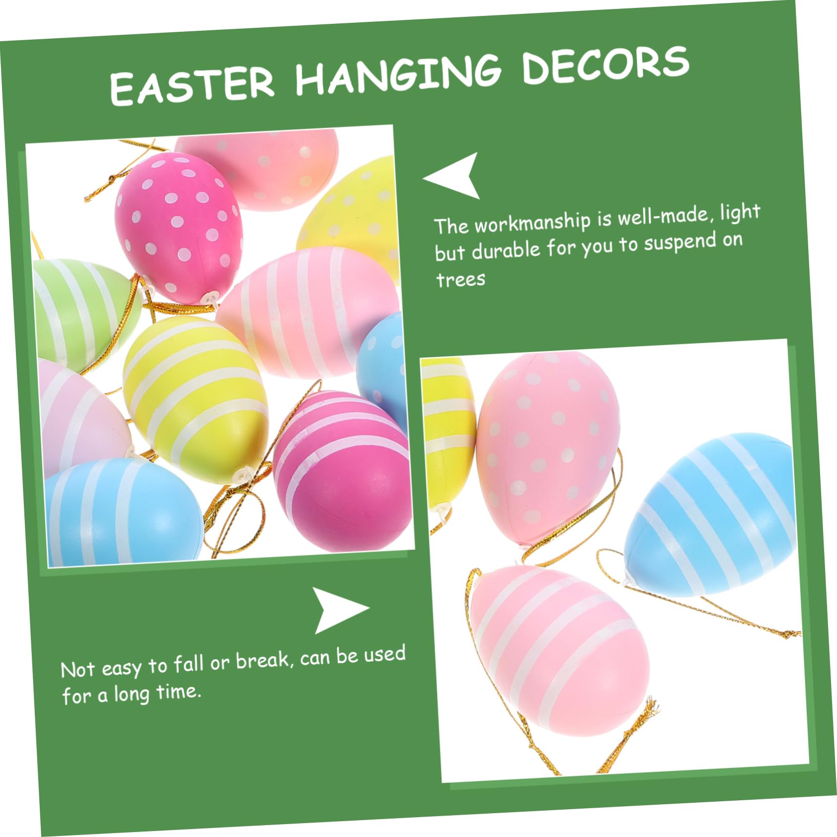 PartyKindom 3 Set Decorazione Da Appendere Al Festival Delle Uova Di Pasqua Decorazioni Per Uova Di Pasqua Decorazione Da Appendere A Decorazione Unica Per Decorazione pezzi*3