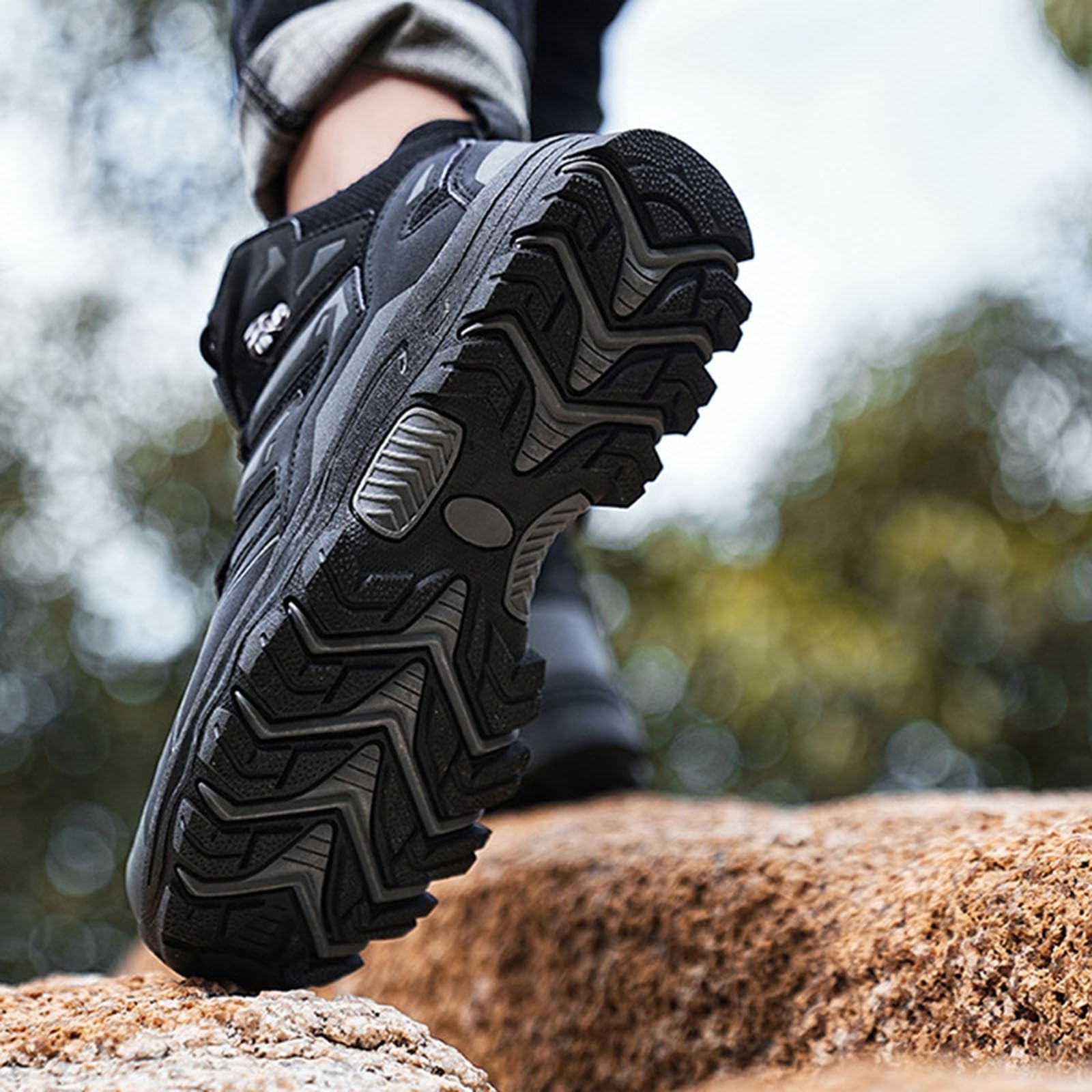 Scarpe da trekking da donna, impermeabili, per piedi larghi, scarpe da montagna, trail running, camminate, traspiranti, antiscivolo, comodi stivali da trekking