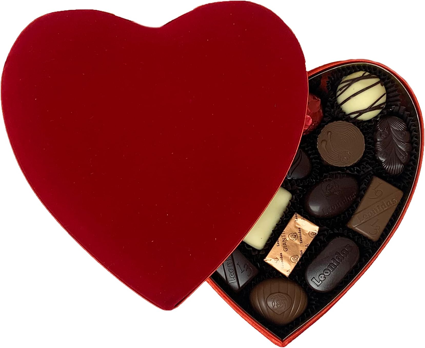 Leonidas Belgian Chocolates: Medium Velvet Heart