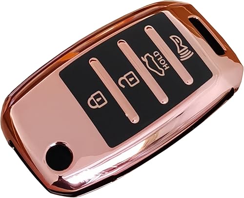 Miniatura 6 de BINOWEN Funda para llavero Kia, protector de TPU para llavero de Kia, protector de carcasa de TPU para control remoto sin llave, soporte inteligente