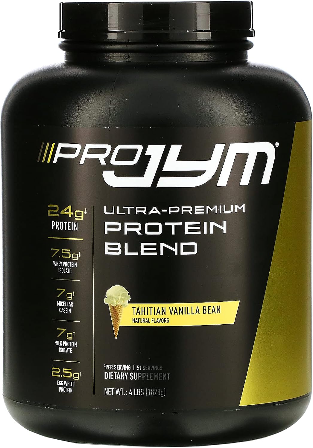 Pro Jym Protein Powder Egg White, Milk, Whey protein