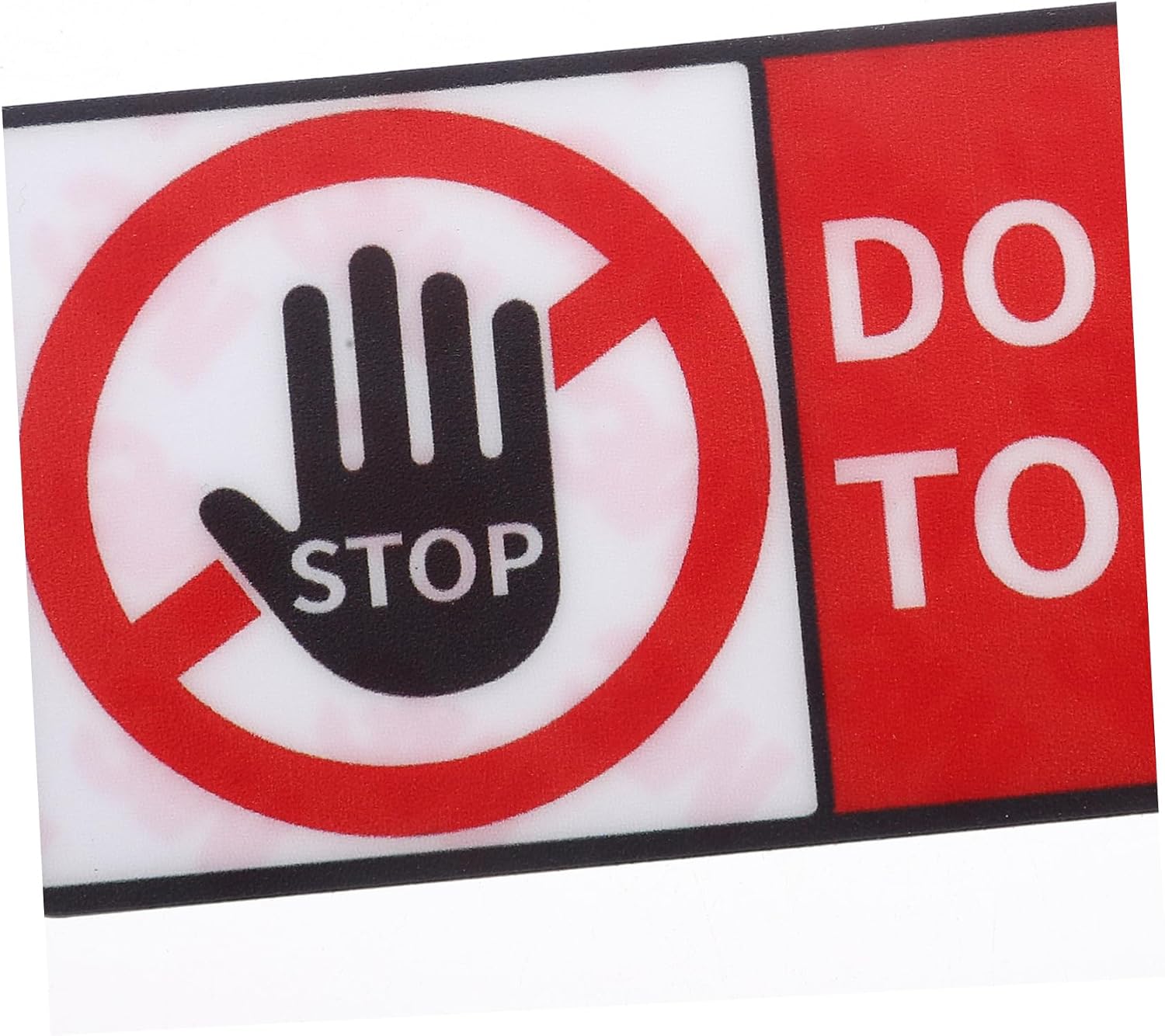 Do Not Touch Warning Stickers 4 Sheet Vinyl Adhesive Decals