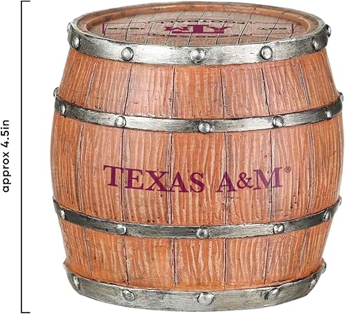 Miniatura 4 de FOCO NCAA College Team Logo 5-Pack Barril Bebida Bebida Coaster Set