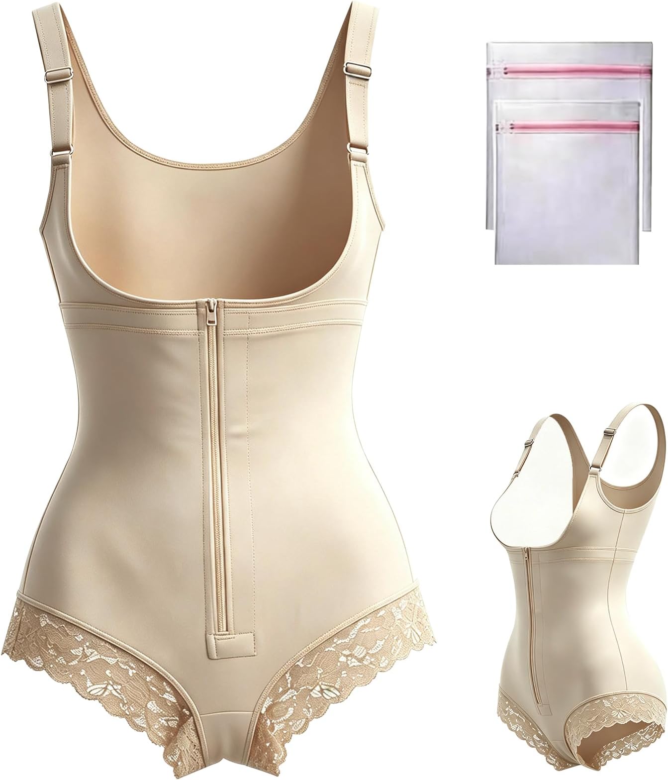 Shapewear for Women Full Tummy Control Fajas Colombianas Body Shaper Post Surgery Compression Garment Waist Trainer Bodysuits