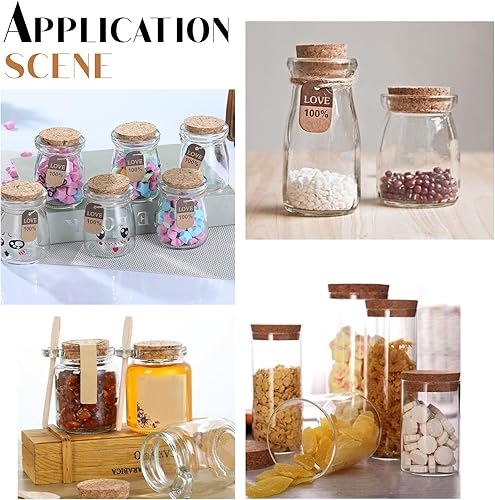 Miniatura 6 de BENECREAT 12 tapones de corcho cónicos de madera, corchos de repuesto de madera suave natural de 1.89 a 2 pulgadas para vinos, botellas viejas,