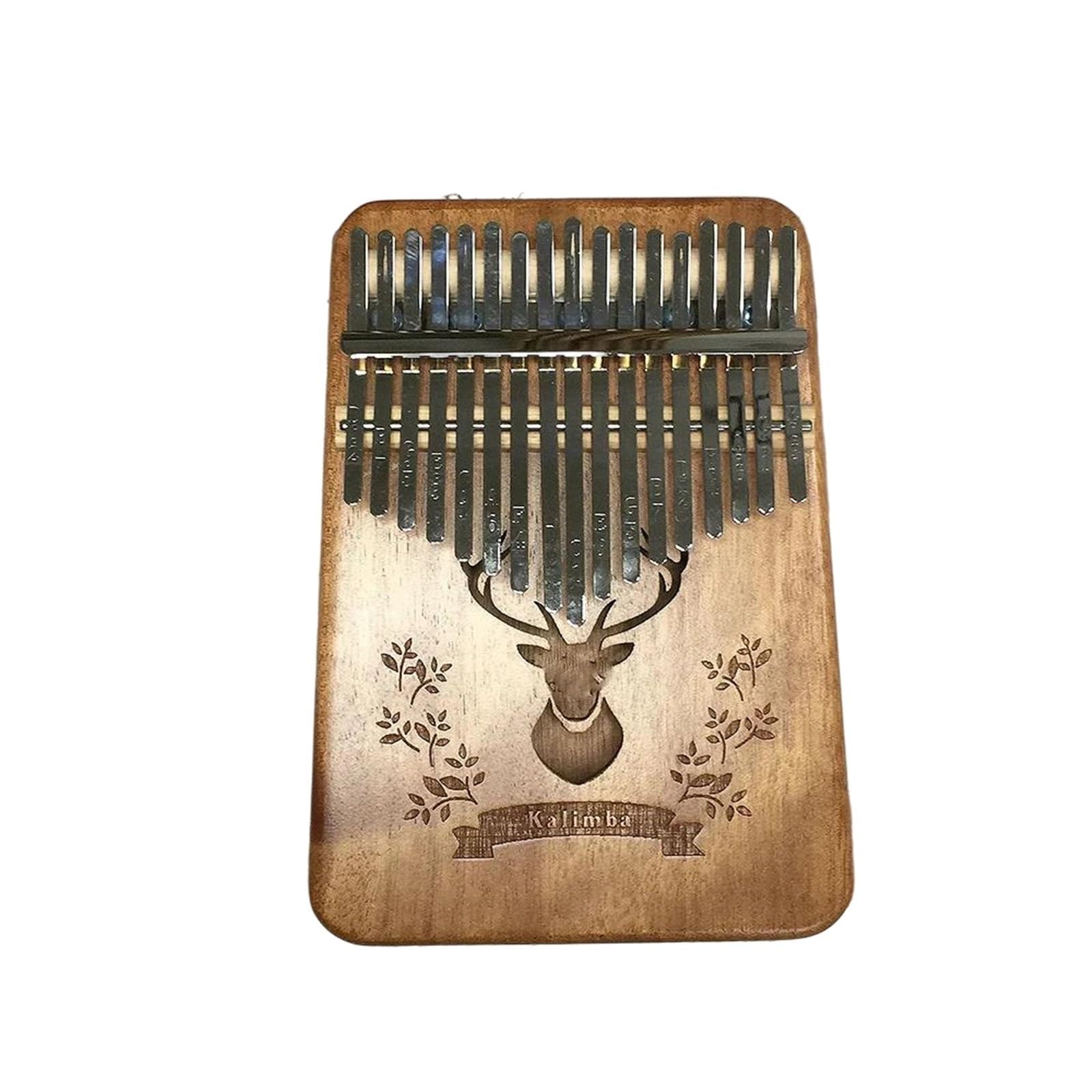 Débutants Kalimba Kalimba À 17 Lames Avec Corps En Acajou Instrument De Musique Créatif(6)