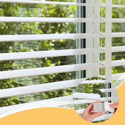 Miniatura 7 de Juego de 4 pestañas de reparación de persianas horizontales de aluminio, listones de repuesto para persianas horizontales, fijadores para persianas