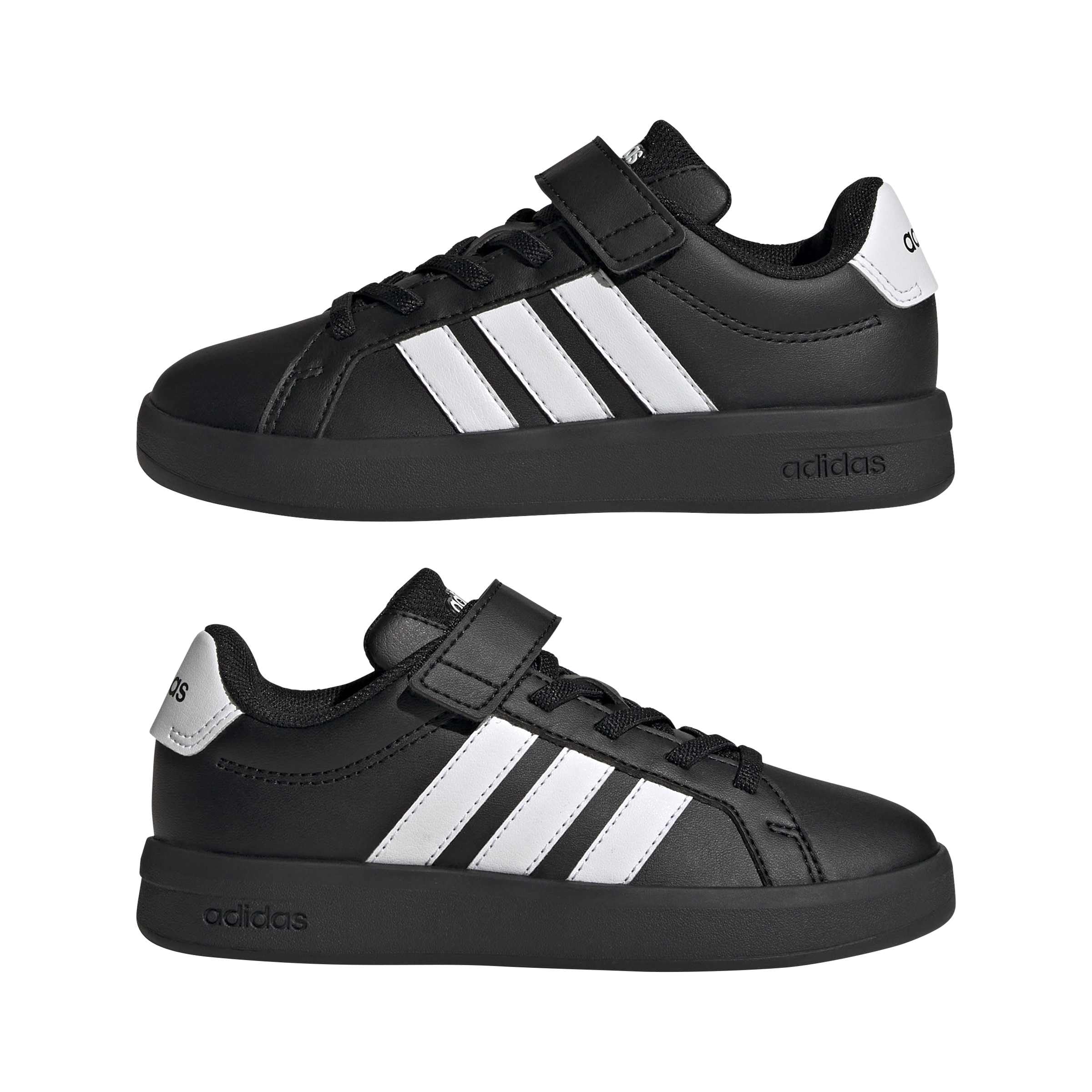 adidas Uniseks - dzieci GRAND COURT 3.0 SHOES CHILDREN, ftwr white/core black/core black, 31 EU