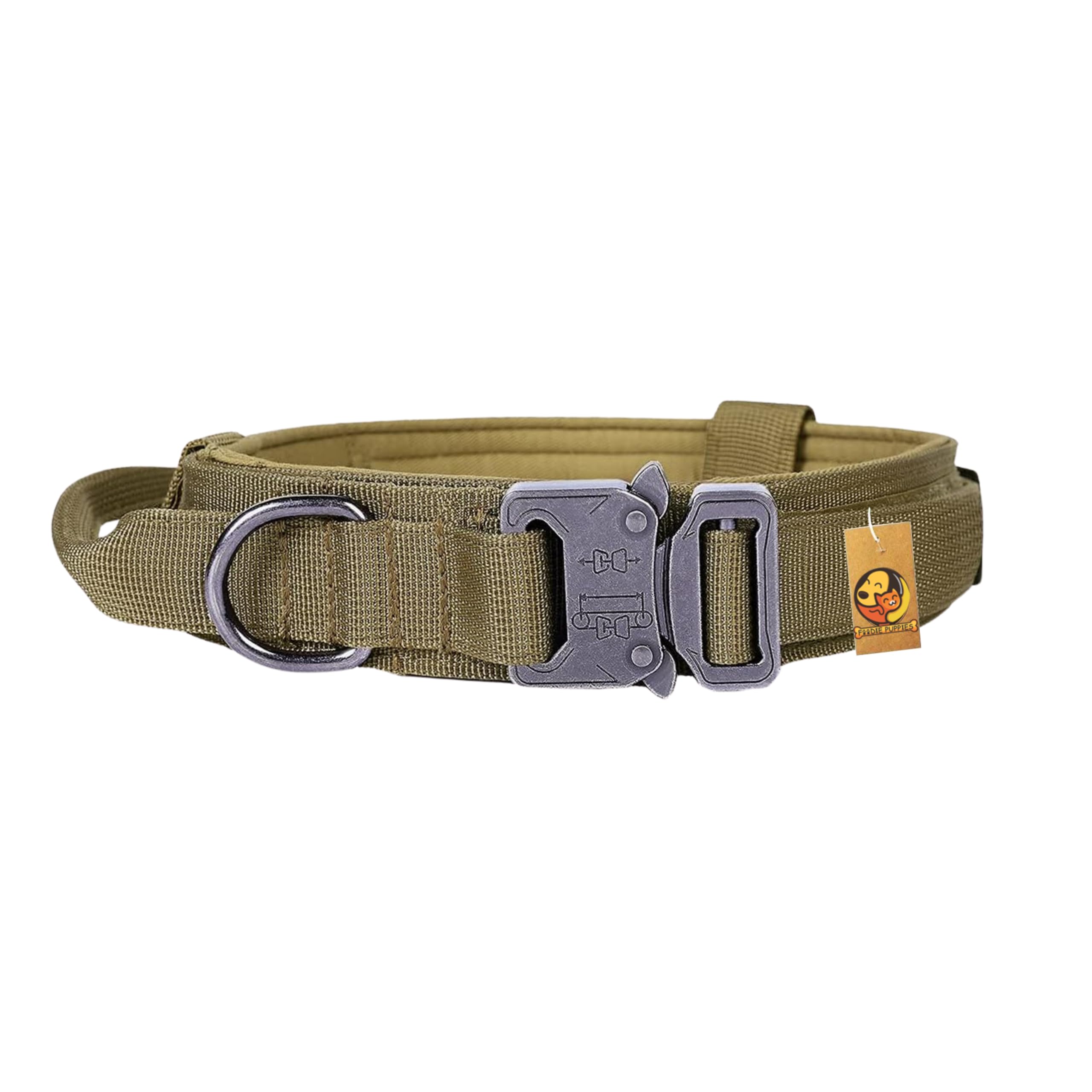 See full amazon price history chart for Foodie Puppies Pet Adjustable Military Tactical Dog Collar for Medium to Large Dogs (Brown, XL) – 57-59 cm, with Strap Handle, Tactical Metal Buckle, and D-Ring for Training and Walks Foodie Puppies Pet Adjustable Military Tactical Dog Collar for Medium to Large Dogs (Brown, XL) – 57-59 cm, with Strap Handle, Tactical Metal Buckle, and D-Ring for Training and Walks (B0CVVXHKVT) Amazon Price History, Amazon Price Tracker