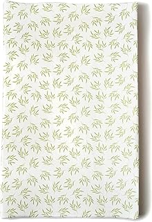 Clair de Lune Leaf Anti-Roll Wedge Baby Changing Mat 69 x 44cm