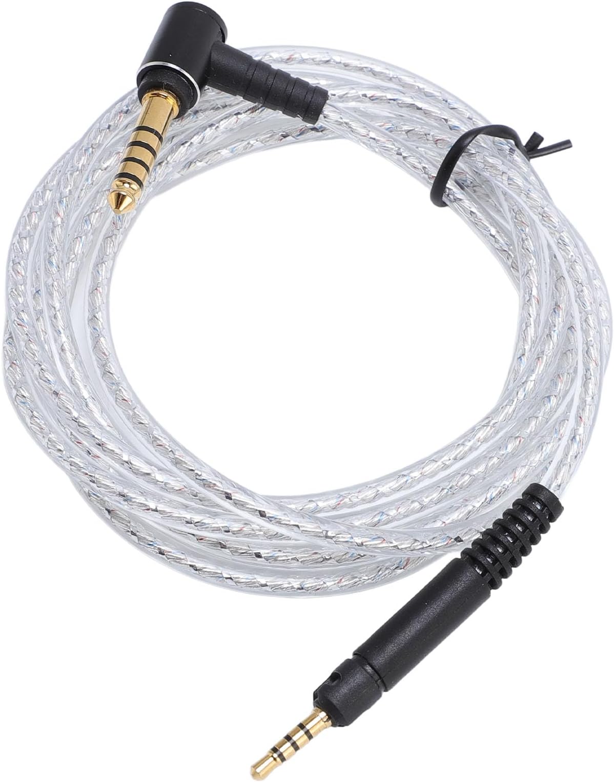 SIXRUN 2.5mm to 4.4mm Balanced Headphone Cable Replacement Silver Plated Wire Locking Mechanism for HD598 HD599 HD558 HD518 HD569
