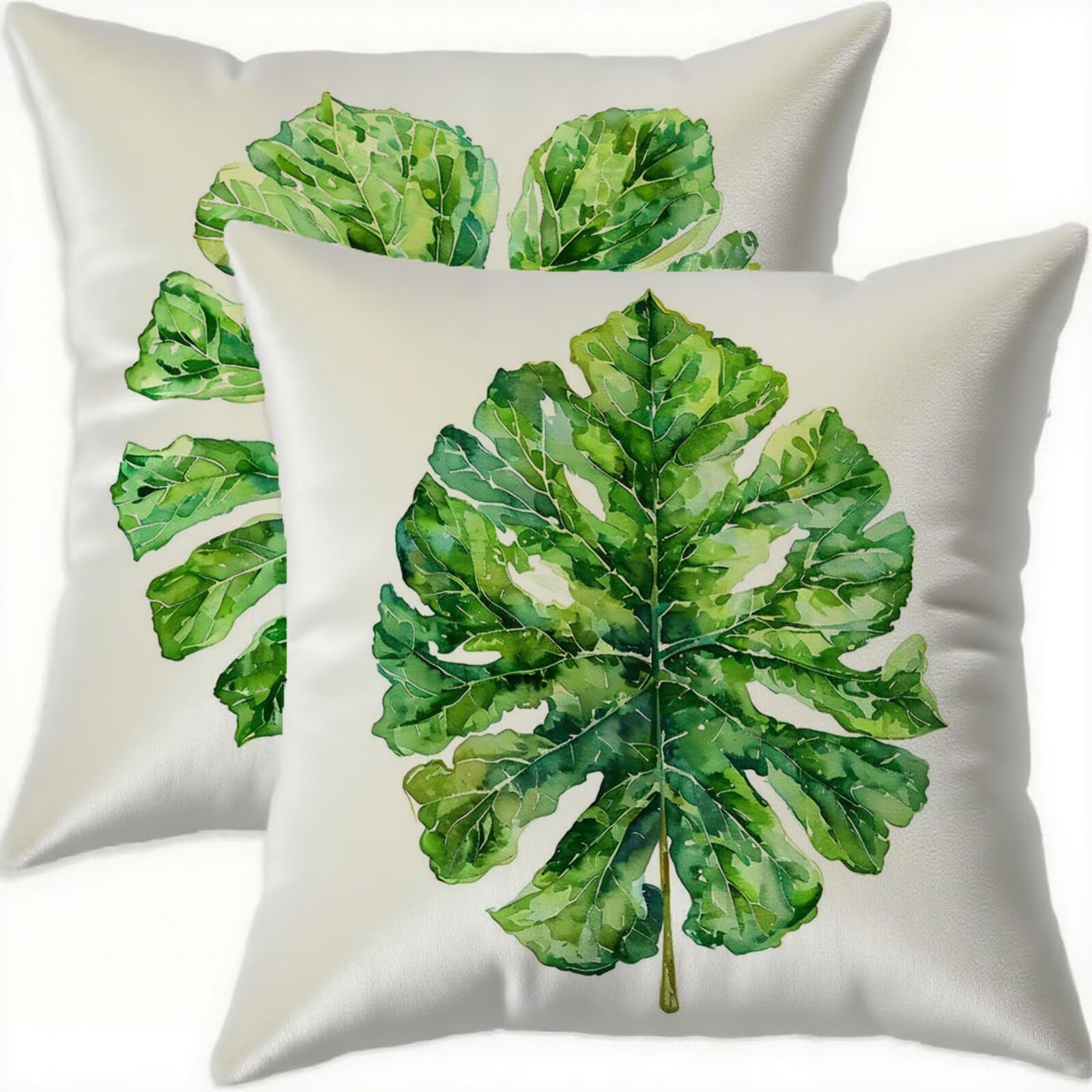 Housse coussin 70x70cm en velours vert vintage chic | Douceur haut de gamme