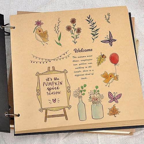 Miniatura 10 de Sellos transparentes de gnomo de árboles de otoño para hacer tarjetas y decoraciones de álbumes de fotos, sello de silicona para jardín de otoño,