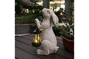 Illuminated Bunny Topiary Boxwood - A Whimsical Garden Delight