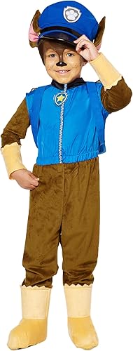 Spirit disfraz del personaje Chase de Paw Patrol, ideal para fiesta de Halloween.
